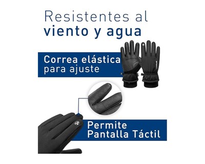 Foto 3 | Foto 3 | Guantes Bluelander Negros Unisex