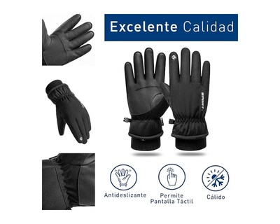 Foto 5 | Foto 5 | Guantes Bluelander Negros Unisex