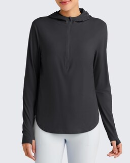 Foto 2 | Foto 2 | Sudadera Con Capucha De Manga Larga Shirt G4free Spf 50+ Para Mujer, Color Negro - Venta Internacional.