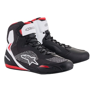 Foto 1 | Foto 1 | Botas De Moto Alpinestars Faster-3 Rideknit Negro/blanco/rojo - Venta Internacional.