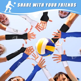 Foto 3 | Foto 3 | Manguitos De Voleibol Yinder Para Jóvenes Con Protector De Muñeca, 3 Pares - Venta Internacional.