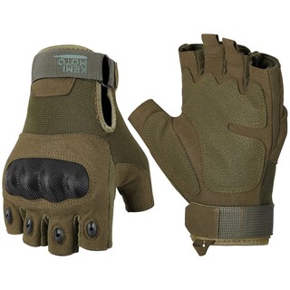 Foto 1 | Foto 1 | Guantes Tácticos Kemimoto Fingerless Para Hombre Y Moto - Venta Internacional.