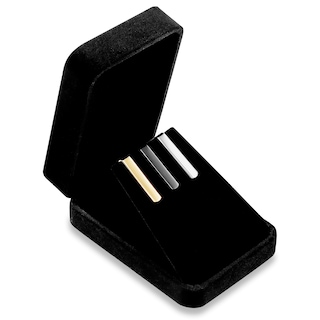 Foto 1 | Foto 1 | Pisacorbatas Super Slim Fit 3 Pack Puentes Denver Dorado Negro y Plateado 2.8 Cm Largo