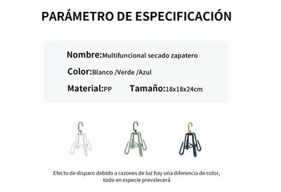 Foto 2 | Foto 2 | Set Xtellar 5 Ganchos Exhibidor Para Sandalias Y Pantuflas