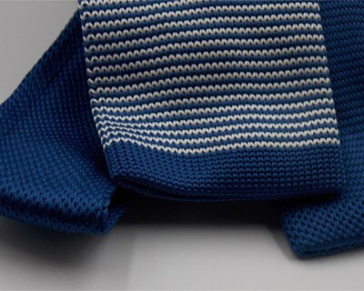 Foto 2 | Foto 2 | Corbata Tejida Chic Fantasy Poliester 1.45m color Azul