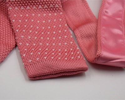 Foto 2 | Foto 2 | Corbata Tejida Chic Fantasy color Rosa 100% Poliester 1.45 m