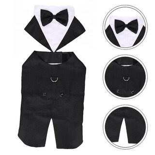 Foto 2 | Foto 2 | Camisa Formal De Boda Para Perros Huoguo, Traje De Esmoquin Para Mascotas, Talla Xl - Venta Internacional.