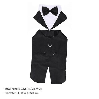 Foto 3 | Foto 3 | Camisa Formal De Boda Para Perros Huoguo, Traje De Esmoquin Para Mascotas, Talla Xl - Venta Internacional.