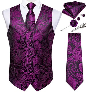 Foto 1 | Foto 1 | Conjunto De Chaleco Y Corbata Dibangu, Chaleco Formal De Cachemir Para Hombre - Venta Internacional.