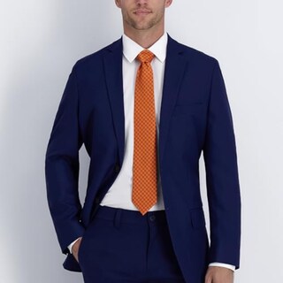 Foto 4 | Foto 4 | Corbata Tommy Hilfiger Core Neat Ii Para Hombre, Color Naranja Y Seda - Venta Internacional.