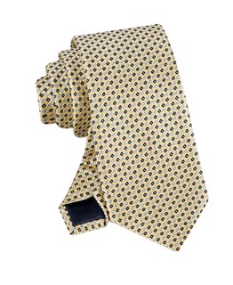 Foto 4 | Foto 4 | Corbata Tommy Hilfiger Core Micro Dot de Seda/Poliéster Amarilla - Venta Internacional