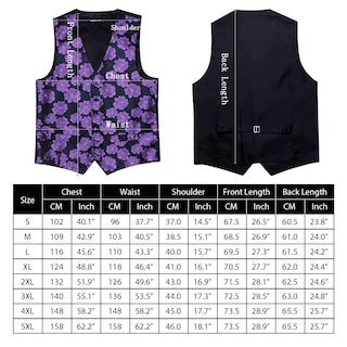 Foto 6 | Foto 6 | Conjunto De Chaleco Barry.wang Para Hombre, Cachemir Y Seda Con Flores, Jacquard - Venta Internacional.