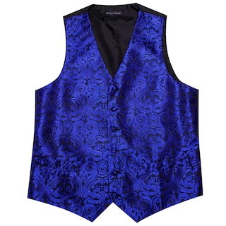 Foto 4 | Foto 4 | Conjunto De Chaleco Barry.wang Para Hombre, Cachemir Y Seda Con Flores, Jacquard - Venta Internacional.