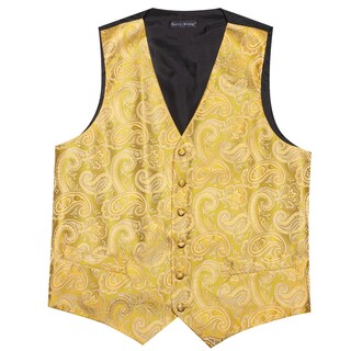Foto 4 | Foto 4 | Conjunto De Chaleco Barry.wang Para Hombre, Cachemir Y Seda Con Flores, Jacquard - Venta Internacional.