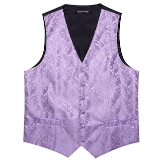 Foto 4 | Foto 4 | Conjunto De Chaleco Barry.wang Para Hombre, Cachemir Y Seda Con Flores, Jacquard - Venta Internacional.