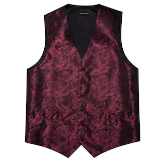 Foto 5 | Foto 5 | Conjunto De Chaleco Barry.wang Para Hombre, Cachemir Y Seda Con Flores, Jacquard - Venta Internacional.