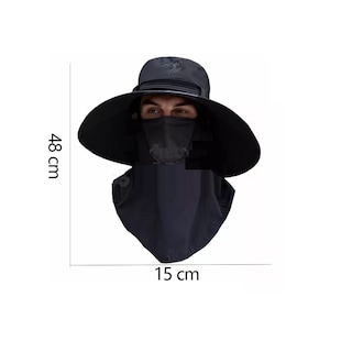 Foto 2 | Foto 2 | Sombrero con Guardapolvo para Cuello y Cara Eo Safe Imports ESI-10494 Negros