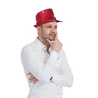 Foto 1 | Foto 1 | Lentejuelas Fedora Hat Dress Up America Para Adultos Con Luces Led - Venta Internacional.