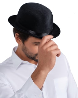 Foto 3 | Foto 3 | Hat Dress Up America Derby - Sombrero De Terciopelo Negro Para Adultos - Venta Internacional.