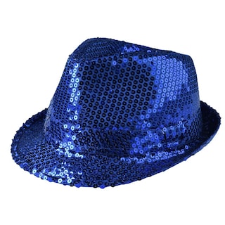 Foto 1 | Foto 1 | Lentejuelas Fedora Hat Dress Up America Para Adultos, Lentejuelas Azules - Venta Internacional.