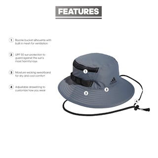 Foto 2 | Foto 2 | Gorro De Pescador Adidas Victory Iii Para Hombre Gris/negro S-m - Venta Internacional.