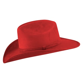 Foto 1 | Foto 1 | Sombrero Unisex Rojo Gamuzina Gamuza Americana ''m'' Nueva Imagen