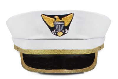 Foto 1 | Foto 1 | Gorro De Capitán Dress Up America Boat White Navy Admiral Para Adulto - Venta Internacional.