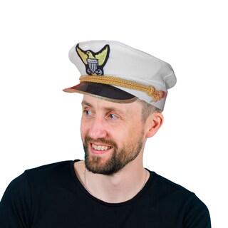 Foto 2 | Foto 2 | Gorro De Capitán Dress Up America Boat White Navy Admiral Para Adulto - Venta Internacional.