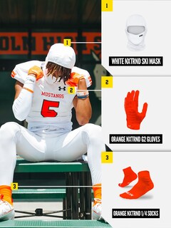 Foto 4 | Foto 4 | Máscara De Esquí Nxtrnd Football Shiesty Cooling Balaclava, Color Blanco - Venta Internacional.