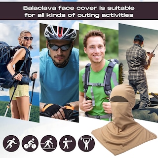 Foto 6 | Foto 6 | Balaclava Face Cover Syhood Summer Protector De Cuello Para Hombre - Venta Internacional.