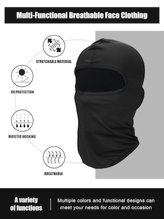 Foto 2 | Foto 2 | Máscara De Esquí Zhanmai Para Todo El Rostro, Protección Solar Uv, Para Hombre, 9 Unidades - Venta Internacional.