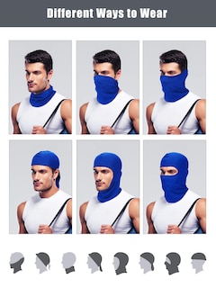 Foto 3 | Foto 3 | Máscara De Esquí Zhanmai Para Todo El Rostro, Protección Solar Uv, Para Hombre, 9 Unidades - Venta Internacional.
