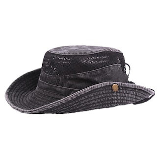 Foto 2 | Foto 2 | Sombrilla Huoguo Gorro De Pescador De Malla Con Visera Bordada De Algodón - Venta Internacional.