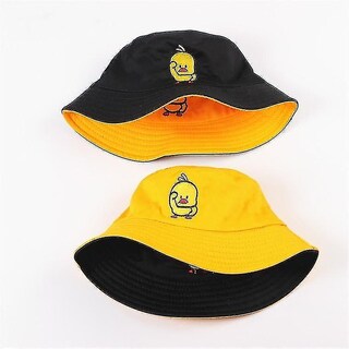 Foto 2 | Foto 2 | Gorro Huoguo Reversible Bob Panama Sad Fold Para El Sol De Algodón - Venta Internacional.