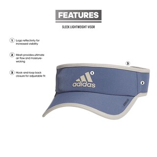 Foto 2 | Foto 2 | Visera Adidas Superlite Adjustable Fit Sport Preloved Ink Blue - Venta Internacional.