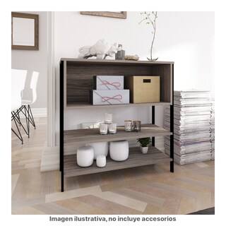 Foto 3 | Foto 3 | Estante 2 Vistas 80 X 80 - Roble Touch