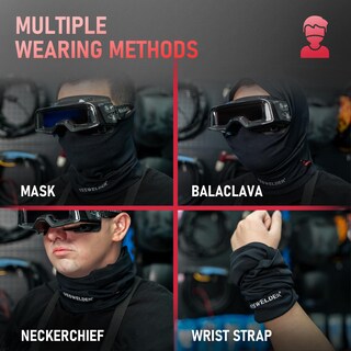 Foto 3 | Foto 3 | Mascarilla Facial De Soldadura Resistente Al Fuego Neck Gaiter Yeswelder - Venta Internacional.