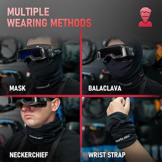Foto 3 | Foto 3 | Mascarilla Facial De Soldadura Resistente Al Fuego Neck Gaiter, Paquete De 2 Unidades Yeswelder - Venta Internacional.