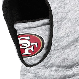 Foto 3 | Foto 3 | Polaina Con Capucha Foco San Francisco 49ers Nfl Heather Grey - Venta Internacional.