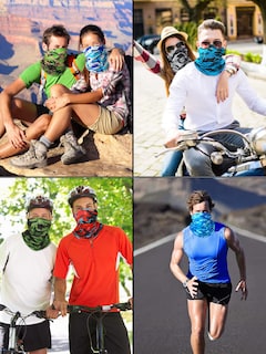 Foto 4 | Foto 4 | Pañuelos Tipo Bufanda Con Cuello, 8 Unidades, Para Hombre, Camuflaje De Verano - Venta Internacional.