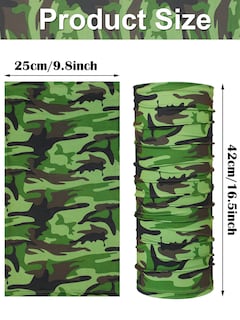 Foto 6 | Foto 6 | Pañuelos Tipo Bufanda Con Cuello, 8 Unidades, Para Hombre, Camuflaje De Verano - Venta Internacional.