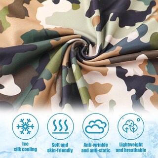 Foto 2 | Foto 2 | Pañuelos Con Polaina Para El Cuello Para Hombre, Camuflaje De Verano, Satinior - Venta Internacional.