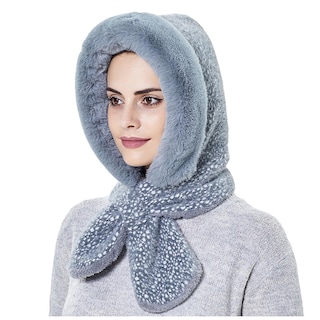 Foto 1 | Foto 1 | Bufanda De Felpa Gorra Cálida Y Resistente Al Viento Para Mujer Huoguo - Venta Internacional.