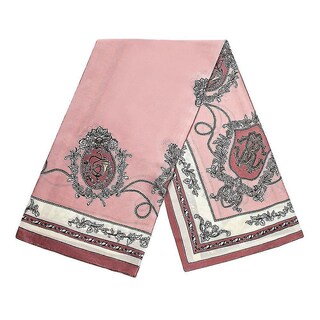 Foto 1 | Foto 1 | Bufanda Pañuelos Diademas Estampado Floral Poliéster Rosa 90 X 90 Cm - Venta Internacional.