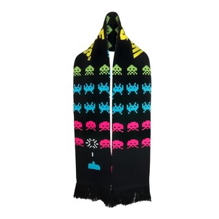 Foto 1 | Foto 1 | Bufanda The Coop Space Invaders De Punto Reversible Unisex - Venta Internacional.