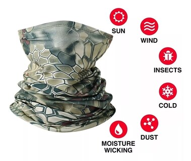 Foto 5 | Foto 5 | Mangas y Máscara BELUG Bufanda Protección UV 3 PZAS color Verde Cocodrilo