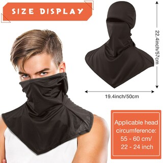 Foto 2 | Foto 2 | Funda Para Máscara Facial Con Pasamontañas Syhood Summer, 6 Piezas (negro, Gris, Azul, Azul Marino, - Venta Internacional.