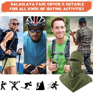 Foto 6 | Foto 6 | Funda Para Máscara Facial Con Pasamontañas Syhood Summer, 6 Piezas (negro, Gris, Azul, Azul Marino, - Venta Internacional.