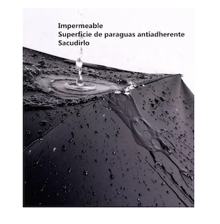 Foto 3 | Foto 3 | Paraguas Belug Anti-ultravioleta con Botón Automático color Negro