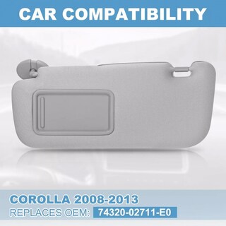 Foto 2 | Foto 2 | Parasol Lateral Izquierdo Para Toyota Corolla 2008-2013 - Venta Internacional.